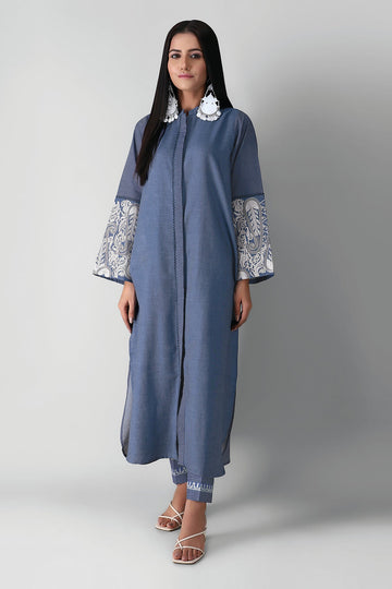 Idn21302 Blue Khaadi Autumn Collection 2021